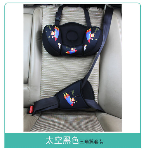 Cross-Border Anti-Stranglehold Car Seat Belt Hanging Cartoon Pillow Car Rear Seat Cushion Neck Protector Children's Headrest SUN N.