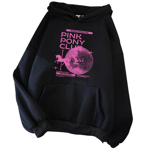 Chappell Roan Pink Pony Club Hoodie Chappell Roan Fan Gift Harajuku Cover SUN N.
