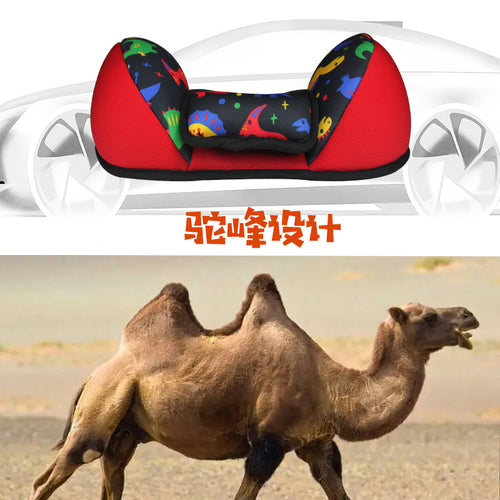 Cross-Border Anti-Stranglehold Car Seat Belt Hanging Cartoon Pillow Car Rear Seat Cushion Neck Protector Children's Headrest SUN N.