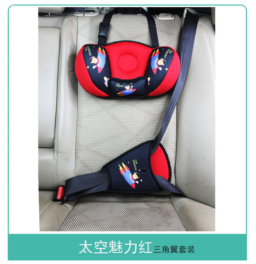 Cross-Border Anti-Stranglehold Car Seat Belt Hanging Cartoon Pillow Car Rear Seat Cushion Neck Protector Children's Headrest SUN N.