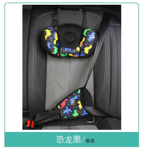 Cross-Border Anti-Stranglehold Car Seat Belt Hanging Cartoon Pillow Car Rear Seat Cushion Neck Protector Children's Headrest SUN N.