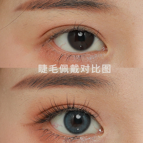 Faux Cils Naturels Courbés Style Coréen – Allongement Queue de l’Œil, Look Quotidien SUN N.