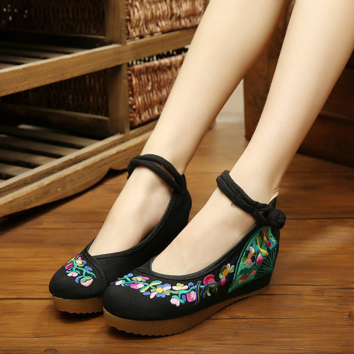 Big Sale 5cm High Heels Zhu Lian Camellia Sequin Peacock Crane Tree Fan Jade Butterfly SUN N.