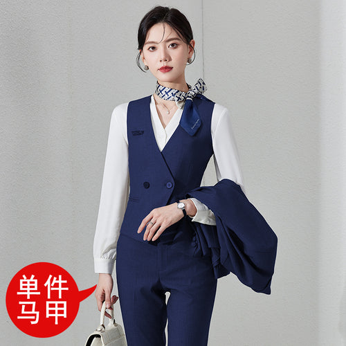 Grey Suit Jacket Women's Spring and Autumn New Business Wear Dress Temperament Goddess Fan Manager Light Workplace Suit suit SUN N.