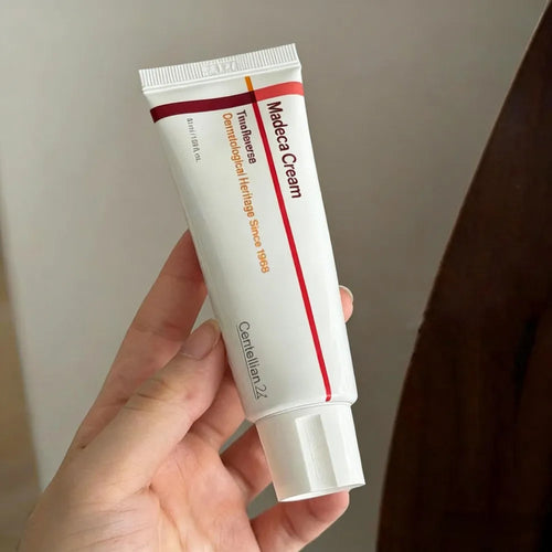 Crème Centella Asiatica MadecaCrème Coréenne Centella Asiatica Madeca Time Reverse Advanced, Hydratant Quotidien à Absorption Rapide pour Tous Types de Peau SUN N.