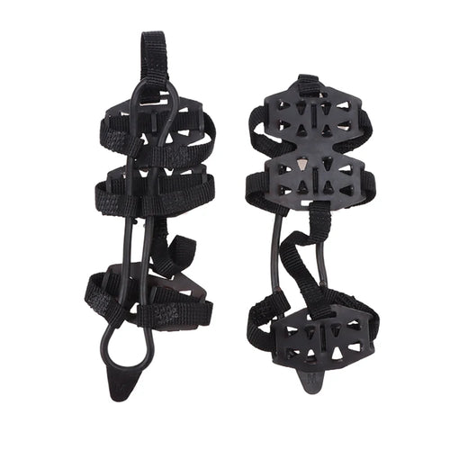 Crampons coordonnants M L pour chaussures, couvre-chaussures, 24 dents, poignées à glace, bottes de randonnée, chaussures d'escalade, pointes d'escalade, 1 paire SUN N.