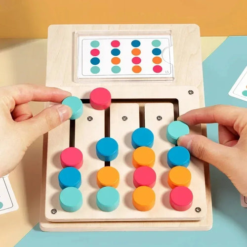 Jouet Montessori en Bois – Tri de Formes et Couleurs Éducatif SUN N.