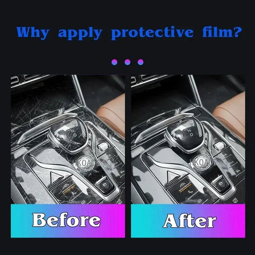 Film de Protection TPU Transparent pour Hongqi HS5 2019-2022, protection intérieure sur mesure.