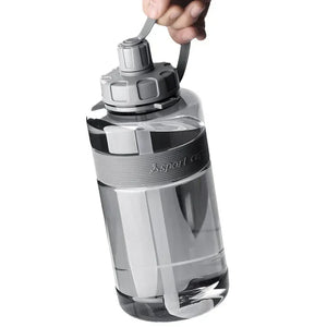 Bouteille d'eau Grande Capacité avec Paille - 2L/1.5L/1L/0.6L Sport Fitness