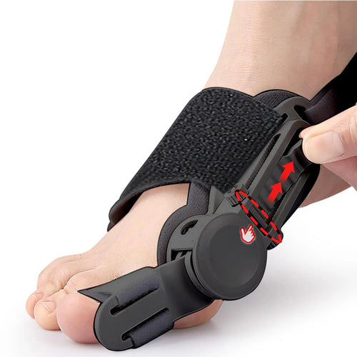 Correcteur d'orteils réglable unisexe, attelles d'hallux Valgus, séparateur d'orteils rotatif, lisseur pour pied gauche et droit SUN N.