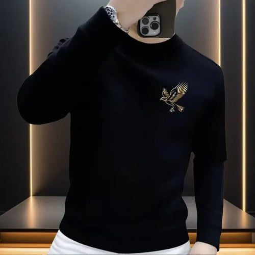 Sweatshirt Homme Col Rond Velours - Pull-over Épaissi Automne/Hiver 2025 SUN N.