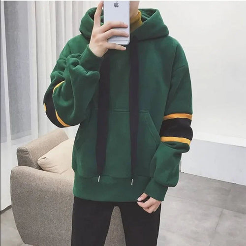 Sweatshirt Homme Ample Coton - Hoodie Chaud Hiver Style Designer SUN N.