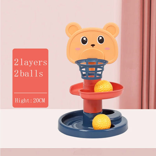 Jeu de développement de balle roulante Montessori, jouet éducatif pour bébé, jouets empilables d'activité Montessori pour bébés de 1 2 3 ans SUN N.