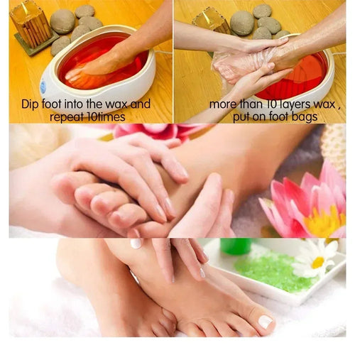 Chaussettes hydratantes pour pied de poulet 100 pièces, sacs de pied transparents, pied PE, couvertures de spa, dissolvant de callosités, soins des pieds, outils de pédicure SUN N.