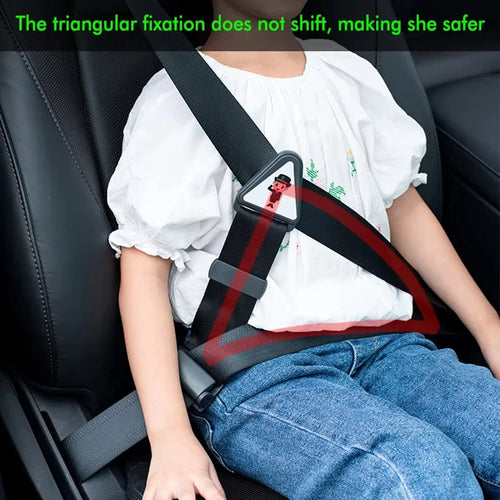 Ceinture de sécurité pour enfant en voiture, anti-mouvement, attache réglable, sûre et confortable, anti-étranglement du cou, limiteur de siège pratique SUN N.