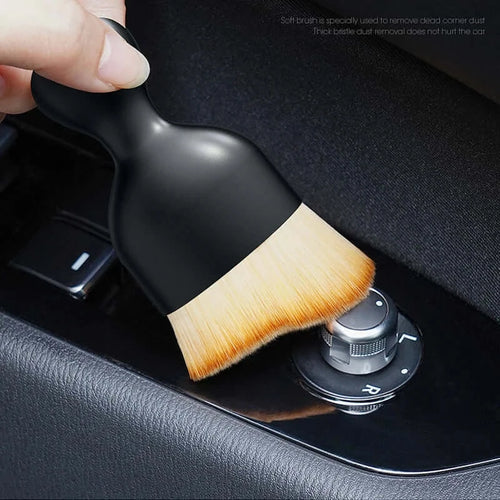 Brosse Détailing Grilles & Ventilation Voiture – Douce, Avec Boîtier, Dépoussiérage SUN N.