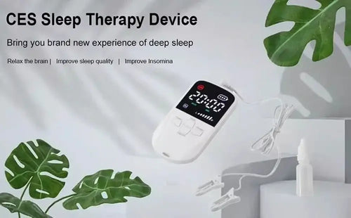 CES Clip de Stimulation du Nerf Vague en utilisation pour favoriser un sommeil réparateur et réduire l'anxiété.