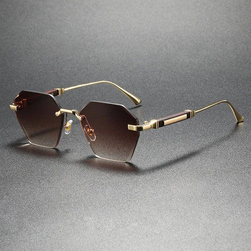 Lunettes de soleil sans monture 2026 pour femmes, tendance, luxe, mode, lunettes de soleil pour hommes, dropshipping, vintage, rétro, verres solaires pour femme SUN N.