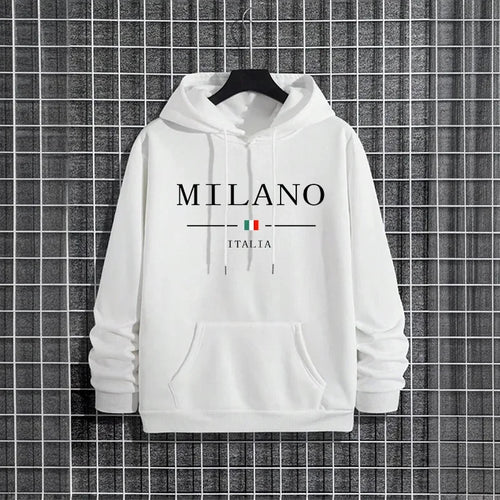 Sweat À Capuche Homme Imprimé - Hoodie Sport Streetwear 2025 SUN N.