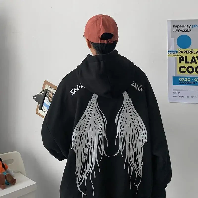 Sweat-shirt Homme à Capuche Streetwear - Graphique Élégant Automne SUN N.