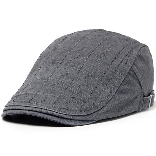 Casquette Gavroche Rétro – Béret Coton Unisexe, Chapeau de Pêche Toutes Saisons SUN N.