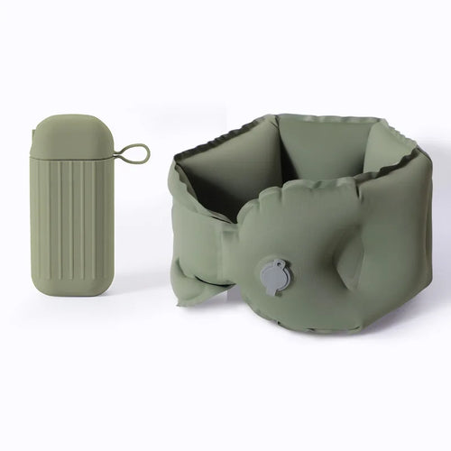 Oreiller de Voyage Gonflable en U – Pliable & Portable SUN N.