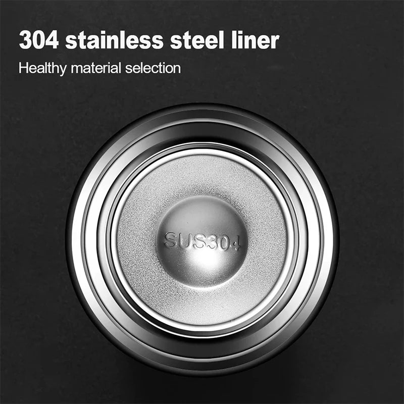 Mini Insulated Thermos Stainless Steel Portable Vacuum Bottle with Cup Lid