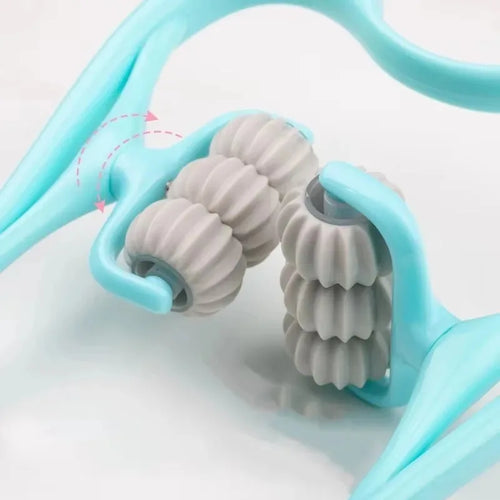 Masseur Cervical Manuel à 6 Boules – Rouleau Pétrissage Cou & Épaules SUN N.