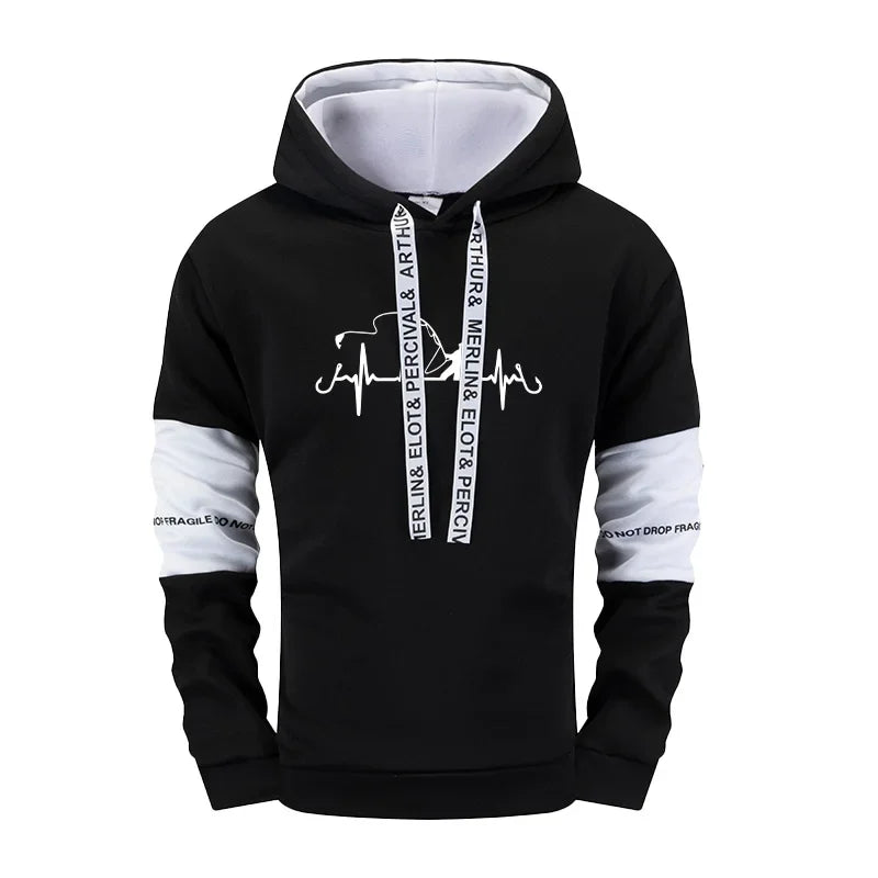 Mens tracksuit set hoodie and joggers