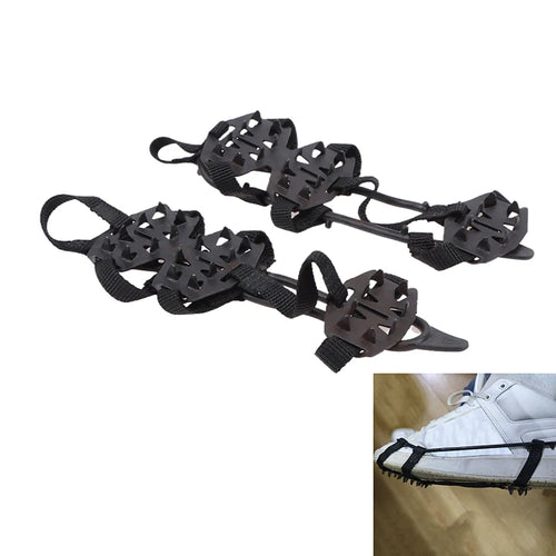 Crampons coordonnants M L pour chaussures, couvre-chaussures, 24 dents, poignées à glace, bottes de randonnée, chaussures d'escalade, pointes d'escalade, 1 paire SUN N.
