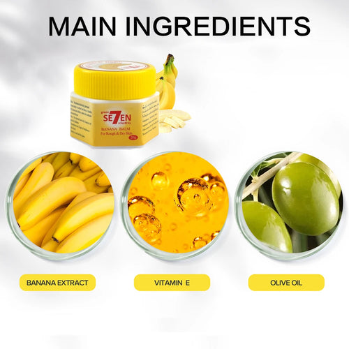 Soin du talon Ultra hydratant et craquelé avec extrait de banane pour les pieds secs et rugueux, renouvellement nocturne, 20 g/bouteille SUN N.