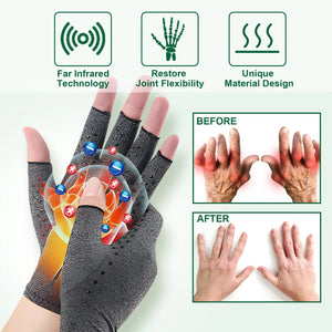 Gants de Thérapie Magnétique - Soulagement Arthrite et Douleurs Articulaires SUN N.