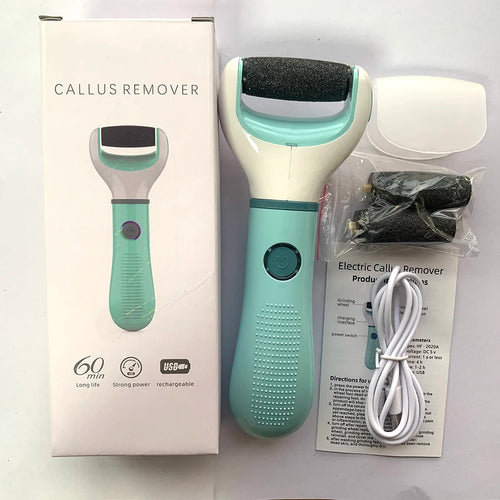 Ponceuse électrique pour pieds, outils de pédicure automatiques, lime à pieds, éliminateur de callosités et peaux mortes, utilisation humide ou sèche, nettoyeur de pieds rechargeable SUN N.