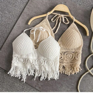 crochet crop top women summer