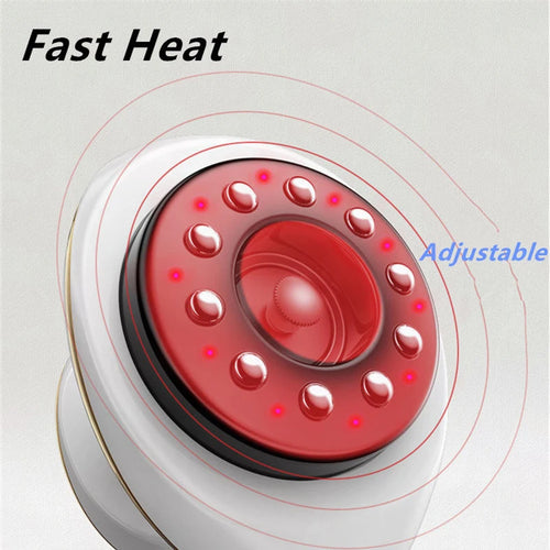 electric cupping massager with heat for body therapy