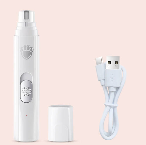 Outil de coupe des ongles pour animaux de compagnie, rechargeable par USB, avec meule intégrée, appareil électrique portable pour le soin des pattes, pour chiens de petite, moyenne et grande taille SUN N.