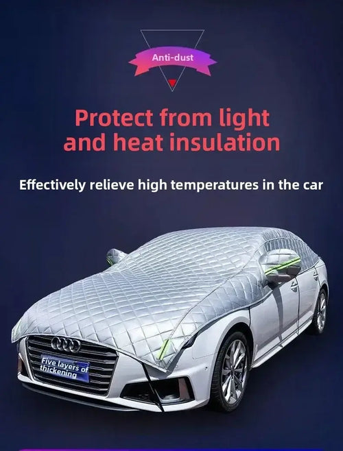 Housse de Voiture Extérieure Toutes Saisons – Anti-Neige, Anti-UV & Antigel SUN N.