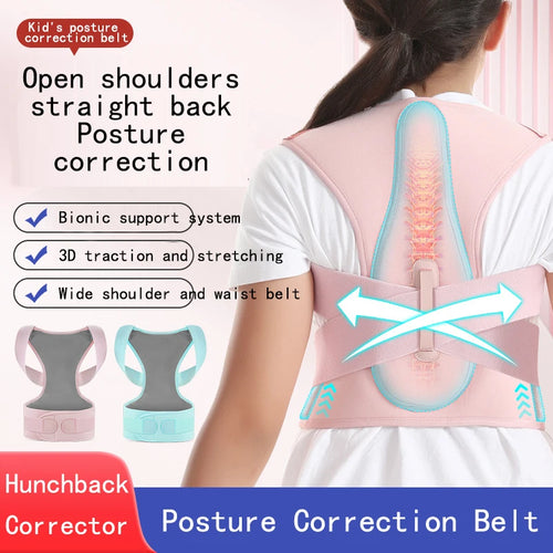 Correcteur de Posture Dorsal pour Enfants – Ceinture Réglable & Soutien Lombaire SUN N.