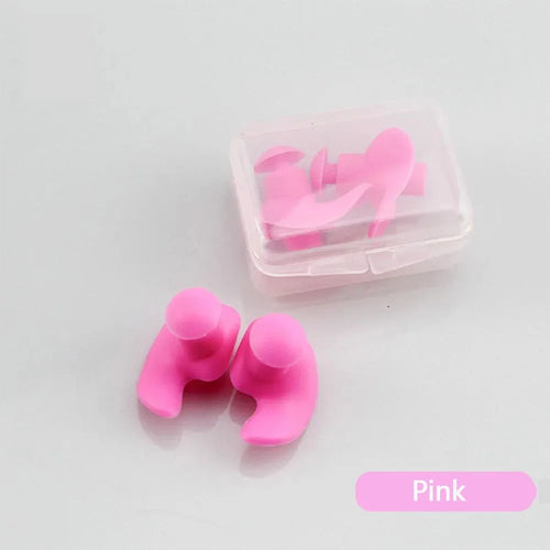 1 paire de bouchons d'oreilles souples et étanches, bouchons d'oreille portables en Silicone, accessoires de natation, bouchons d'oreille souples et portables anti-poussière avec plongée SUN N.