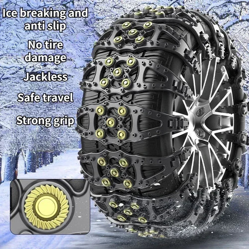 Équipé de neige de voiture pour voitures, pneus tout-terrain JOOff, roue de chaussette de voiture, plastique EquiSUV Wquinze, véhicule 4x4 tout-terrain, hiver SUN N.
