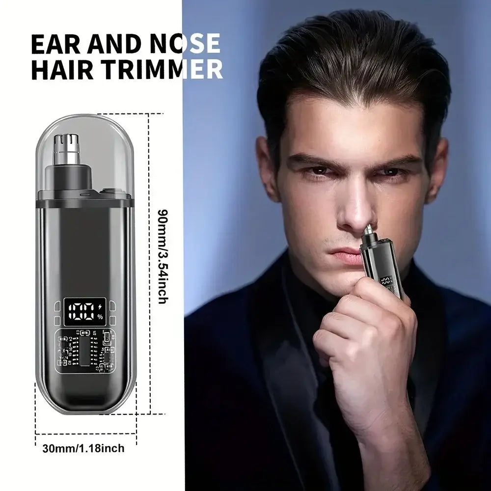 Tondeuse Poils de Nez pour Homme – Charge Rapide USB-C