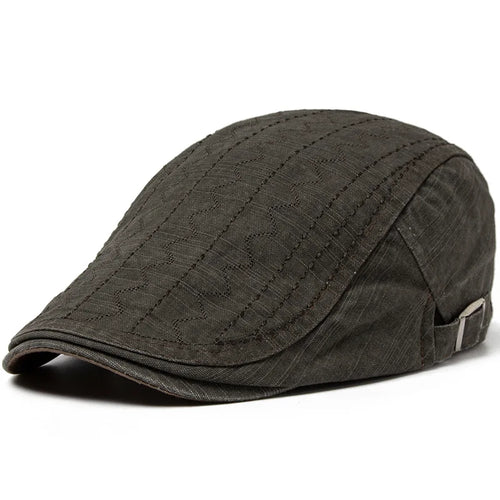 Casquette Gavroche Rétro – Béret Coton Unisexe, Chapeau de Pêche Toutes Saisons SUN N.