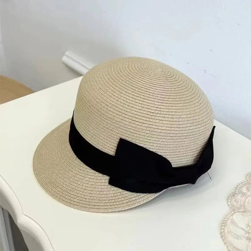 Casquette en paille tissée SUN N.
