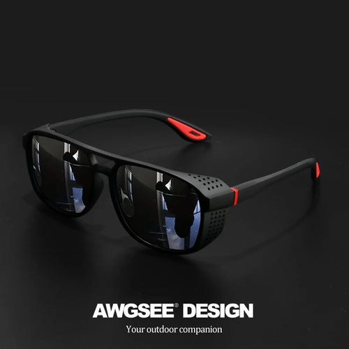 Lunettes de soleil de sport professionnelles – Polarisées coupe-vent UV400 pour le cyclisme, la course à pied, les amateurs de plein air UV400 SUN N.