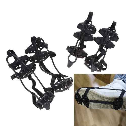 Crampons coordonnants M L pour chaussures, couvre-chaussures, 24 dents, poignées à glace, bottes de randonnée, chaussures d'escalade, pointes d'escalade, 1 paire SUN N.