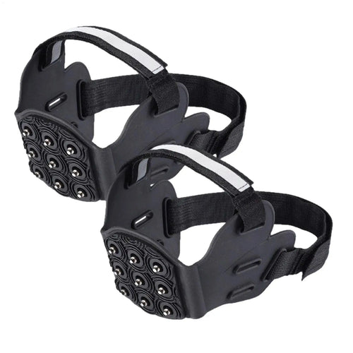 Crampons antidérapants pour bottes, crampons pour la neige et la glace, crampons de traction pour la marche, la randonnée, l'escalade en montagne, en hiver, en plein air SUN N.
