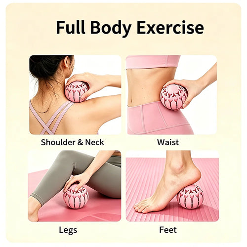 Ballon de massage fascia pour relaxation musculaire, yoga, fitness, massage des épaules, du cou et des pieds, membrane dure du cou, méridien SUN N.