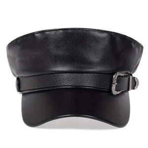 Fashion Women Large Belt Buckle Leather SUN N.