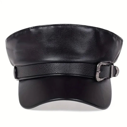 Fashion Women Large Belt Buckle Leather SUN N.