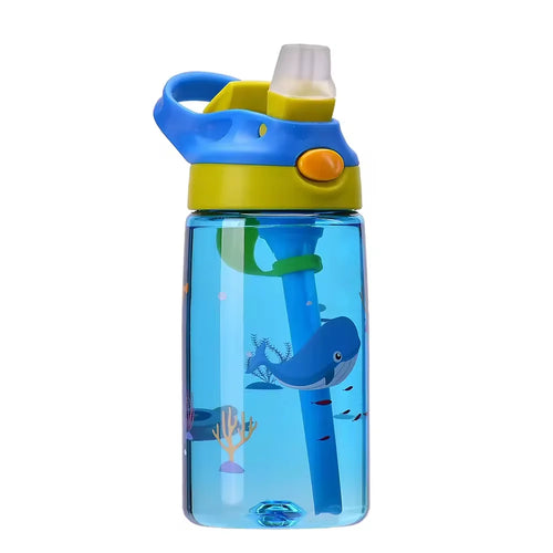 Kids Insulated Water Bottle with Straw 500ml BPA Free Stainless Steel